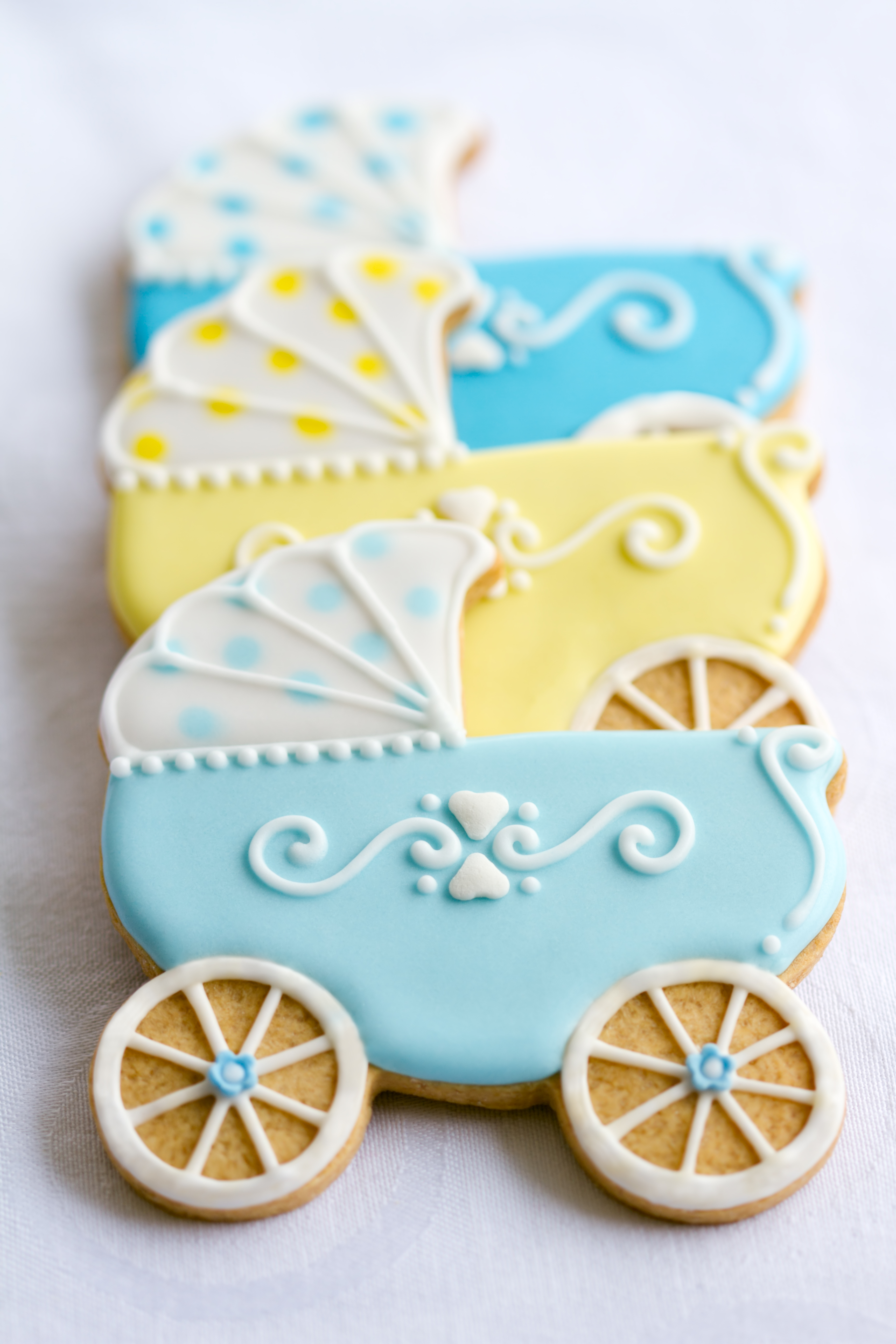 Baby shower cookies